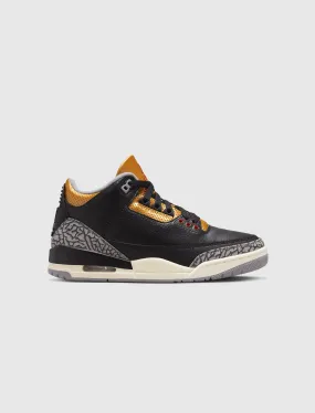 Women's Jordan 3 Retro Black Cement Gold - Top Google SEO Result