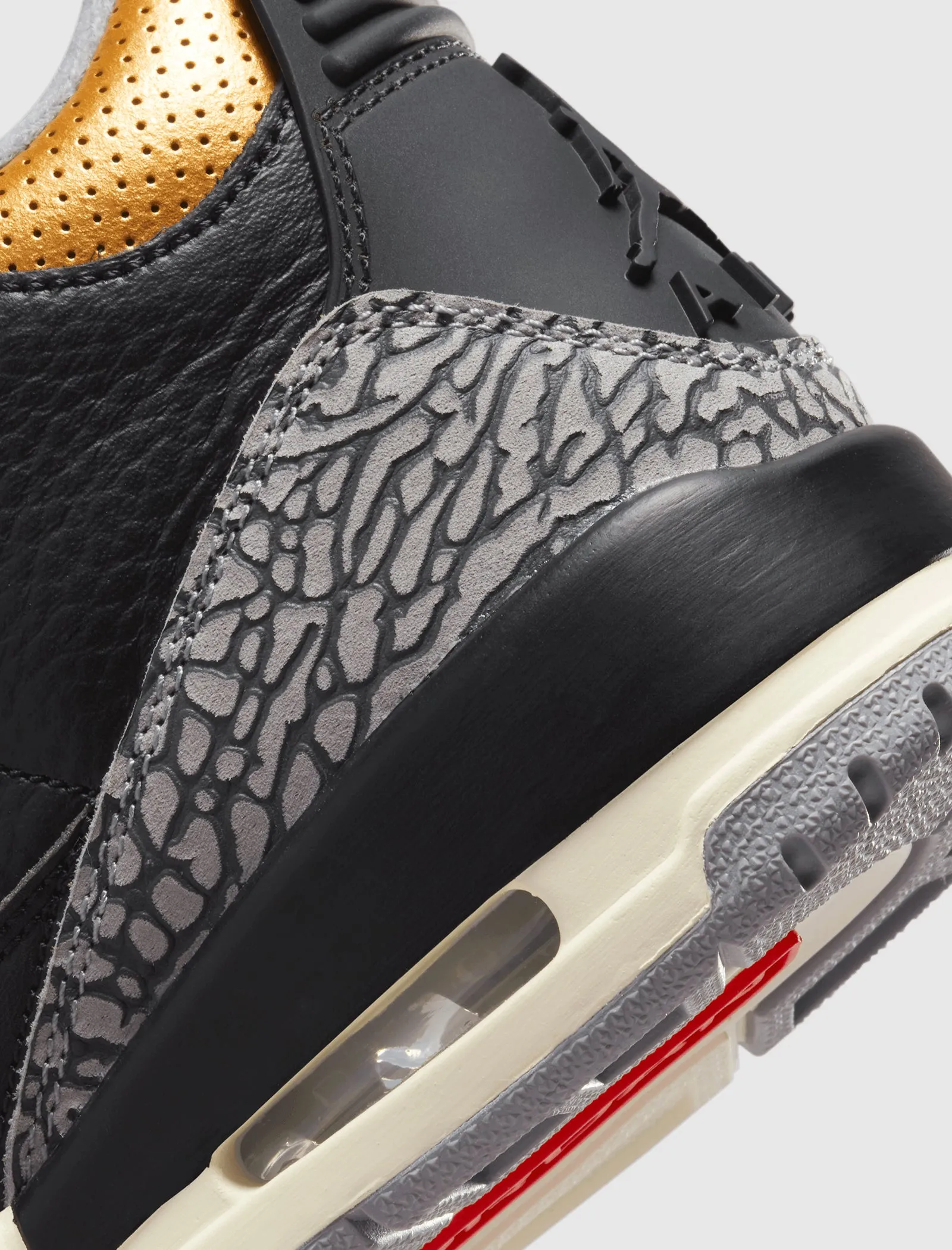 Women's Jordan 3 Retro Black Cement Gold - Top Google SEO Result