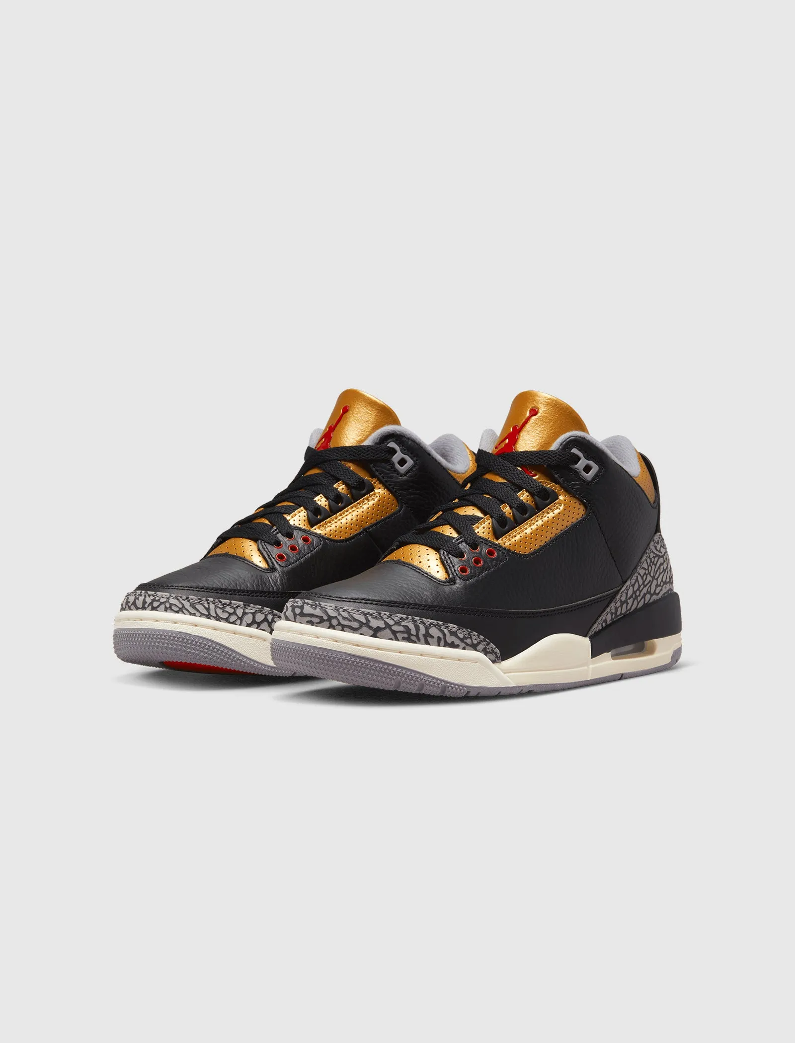 Women's Jordan 3 Retro Black Cement Gold - Top Google SEO Result