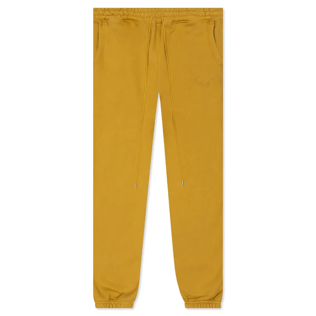 Yellow sweatpants